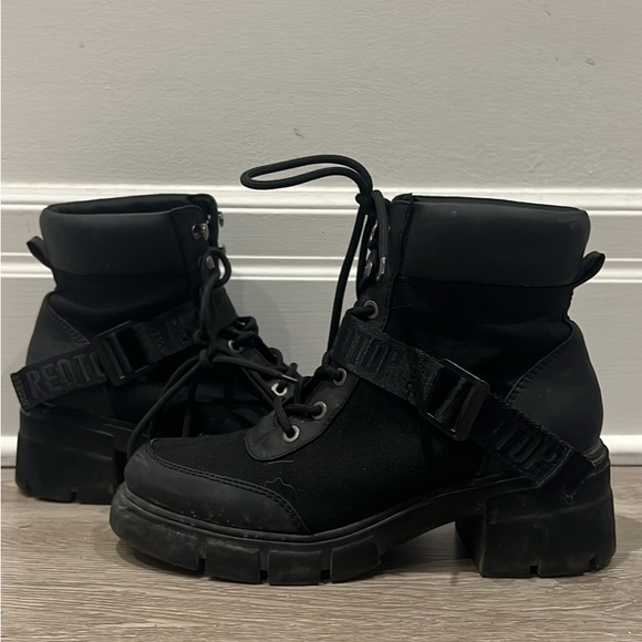 Redtop chunky combat boots - Picture 4 of 5